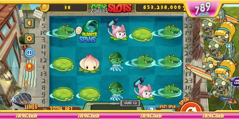 Trải nghiệm nổ hũ Plants & Zombies 789Club siêu cuốn