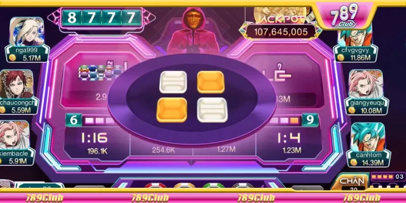 Chơi xóc đĩa 789Club hồi hộp không kém casino thực tế